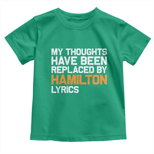 Alexander Hamilton Toddler T Shirt American Musical Gift TS10 Irish Green Print Your Wear