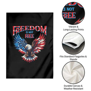 American Flag Bald Eagle Garden Flag Patriotic Eagle 4th of July Freedom Is Not Free TS10 Print Your Wear