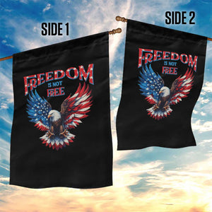 American Flag Bald Eagle Garden Flag Patriotic Eagle 4th of July Freedom Is Not Free TS10 Print Your Wear