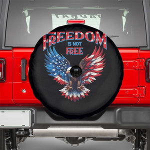 American Flag Bald Eagle Spare Tire Cover Patriotic Eagle 4th of July Freedom Is Not Free TS10 Black Print Your Wear