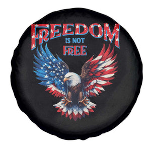 American Flag Bald Eagle Spare Tire Cover Patriotic Eagle 4th of July Freedom Is Not Free TS10 Print Your Wear