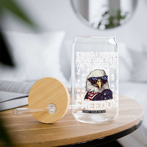 American Flag Eagle Glass Can Sorry I Cant Hear You Over The Sound Of My Freedom TS10 Print Your Wear