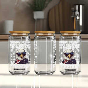 American Flag Eagle Glass Can Sorry I Cant Hear You Over The Sound Of My Freedom TS10 Print Your Wear