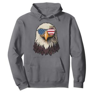 American Flag Patriotic Eagle Hoodie 4th of July TS10 Charcoal Print Your Wear