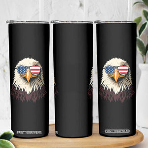 American Flag Patriotic Eagle Skinny Tumbler 4th of July TS10 Print Your Wear