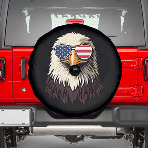 American Flag Patriotic Eagle Spare Tire Cover 4th of July TS10 Black Print Your Wear