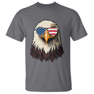 American Flag Patriotic Eagle T Shirt 4th of July TS10 Charcoal Print Your Wear