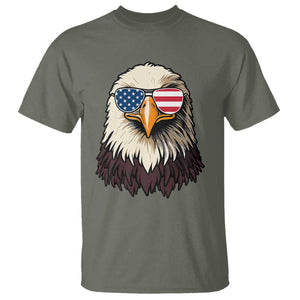 American Flag Patriotic Eagle T Shirt 4th of July TS10 Military Green Print Your Wear