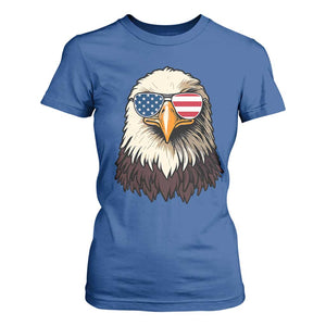 American Flag Patriotic Eagle T Shirt For Women 4th of July TS10 Royal Blue Print Your Wear