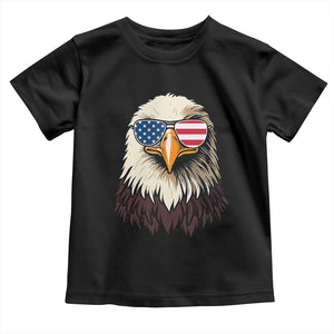 American Flag Patriotic Eagle Toddler T Shirt 4th of July TS10 Black Print Your Wear