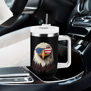 American Flag Patriotic Eagle Tumbler With Handle 4th of July TS10 Print Your Wear