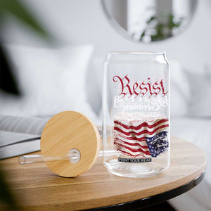 American Flag Resist Glass Can Like It's 1938 Germany TS02 Print Your Wear