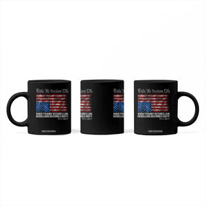 American Flag Upside Down Thomas Jefferson Coffee Mug When Tyranny Becomes Law Rebellion Becomes Duty TS09 Print Your Wear