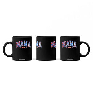 American Mama Est 2025 Coffee Mug 4th of July Pregnancy Reveal TS10 Print Your Wear