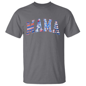 American Mama T Shirt 4th of July TS10 Charcoal Print Your Wear