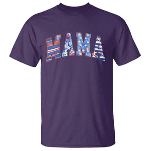 American Mama T Shirt 4th of July TS10 Purple Print Your Wear