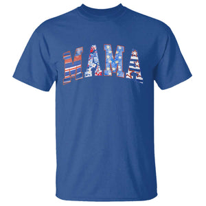 American Mama T Shirt 4th of July TS10 Royal Blue Print Your Wear