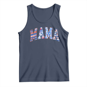 American Mama Tank Top 4th of July TS10 Navy Print Your Wear