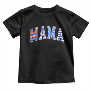 American Mama Toddler T Shirt 4th of July TS10 Black Print Your Wear