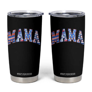 American Mama Tumbler Cup 4th of July TS10 Black Print Your Wear