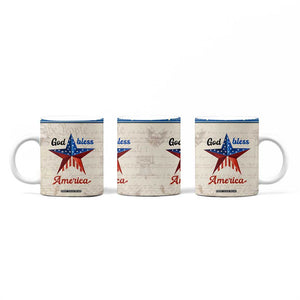 American Patriot Christian Coffee Mug God Bless America TB09 Print Your Wear