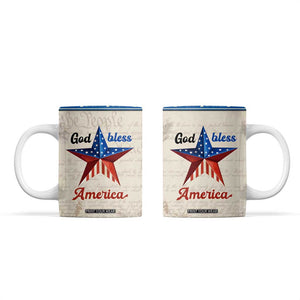 American Patriot Christian Coffee Mug God Bless America TB09 Patriotic Print Your Wear