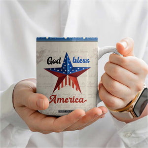 American Patriot Christian Coffee Mug God Bless America TB09 Print Your Wear