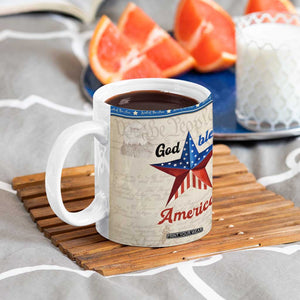 American Patriot Christian Coffee Mug God Bless America TB09 Print Your Wear