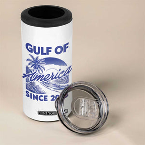 America's Gulf 4 in 1 Can Cooler Tumbler Since 2025 Trump Mexico Vintage Summer Beach Vibes TS10 Print Your Wear
