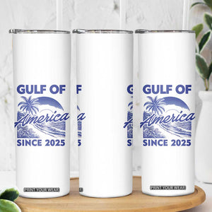 America's Gulf Skinny Tumbler Since 2025 Trump Mexico Vintage Summer Beach Vibes TS10 Print Your Wear