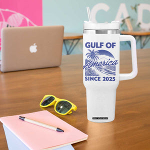 America's Gulf Tumbler With Handle Since 2025 Trump Mexico Vintage Summer Beach Vibes TS10 Print Your Wear