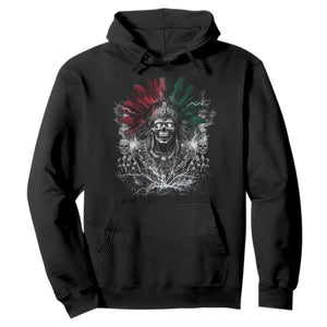 Ancient Aztec King Hoodie Calabera Azteca Mexican Skull Skeleton TS10 Black Print Your Wear