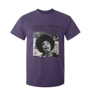 Angela Davis T Shirt For Kid Raise Your Voice Revolutionary Power Liberation TS02 Purple Print Your Wear