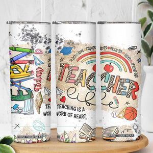 Aries Zodiac Skinny Tumbler Astrology Horoscope Birthday Gift For Aries Women Men TB02 Print Your Wear