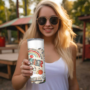 Aries Zodiac Skinny Tumbler Astrology Horoscope Birthday Gift For Aries Women Men TB02 Print Your Wear