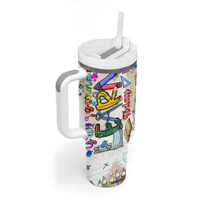 Aries Zodiac Tumbler With Handle Astrology Horoscope Birthday Gift For Aries Women Men TB02 Print Your Wear