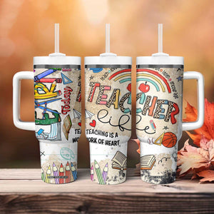 Aries Zodiac Tumbler With Handle Astrology Horoscope Birthday Gift For Aries Women Men TB02 Print Your Wear