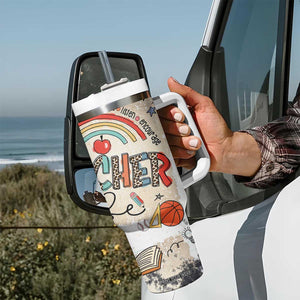 Aries Zodiac Tumbler With Handle Astrology Horoscope Birthday Gift For Aries Women Men TB02 Print Your Wear