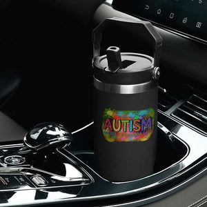 Autism Acceptance Flip Straw Tumbler Accept Understand Love Autistic Support TS02 Print Your Wear