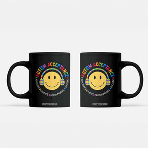 Autism Awareness Acceptance Coffee Mug Special Education Teacher Kids TS02 Black Print Your Wear