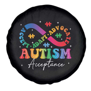 Autism Awareness Acceptance Spare Tire Cover Infinity Symbol Neurodiversity TS10 Print Your Wear