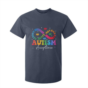 Autism Awareness Acceptance T Shirt For Kid Infinity Symbol Neurodiversity TS10 Navy Print Your Wear