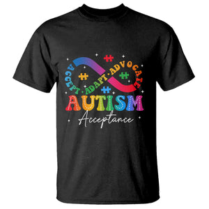Autism Awareness Acceptance T Shirt Infinity Symbol Neurodiversity TS10 Black Print Your Wear