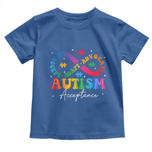 Autism Awareness Acceptance Toddler T Shirt Infinity Symbol Neurodiversity TS10 Royal Blue Print Your Wear