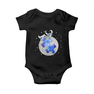 Autism Awareness Astronaut Baby Onesie Space Stars Autistic Kids Sped Teacher TS10 Black Print Your Wear