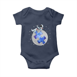 Autism Awareness Astronaut Baby Onesie Space Stars Autistic Kids Sped Teacher TS10 Navy Print Your Wear