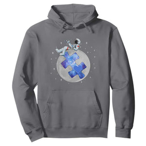 Autism Awareness Astronaut Hoodie Space Stars Autistic Kids Sped Teacher TS10 Charcoal Print Your Wear