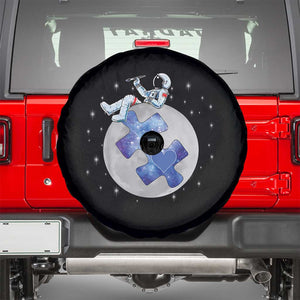 Autism Awareness Astronaut Spare Tire Cover Space Stars Autistic Kids Sped Teacher TS10 Black Print Your Wear