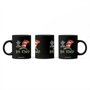 Autism Awareness Coffee Mug Why Fit In When You Were Born To Stand Out Cat In Hat TS02 Print Your Wear