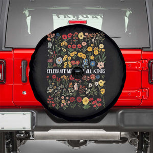 Autism Awareness Spare Tire Cover Neurodiversity Celebrate Minds of All Kinds TS10 Black Print Your Wear